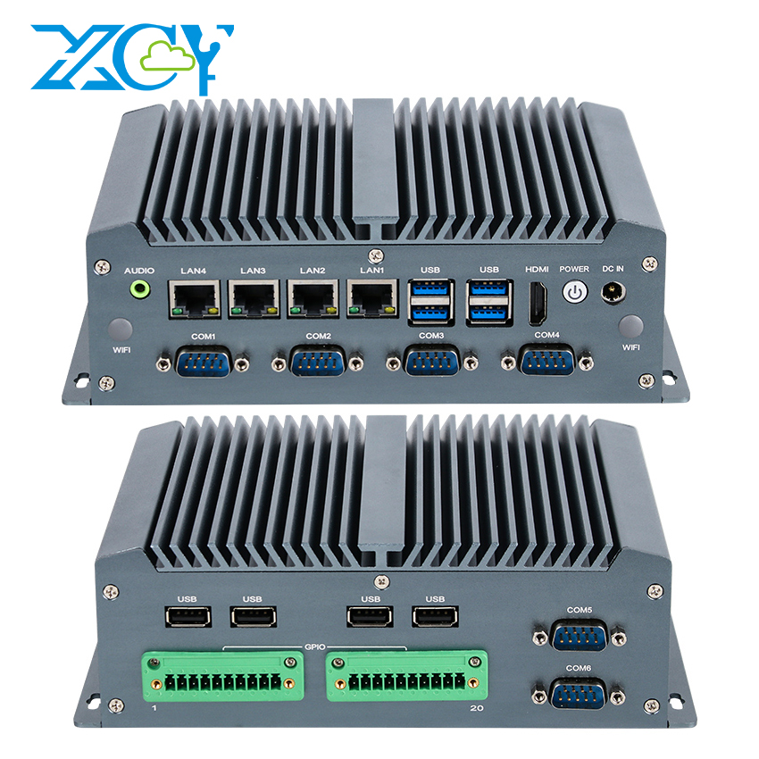 Intel Cpu Core I5 - XCY X77ファンレス産業用ミニPC インテル Core 第8/10世代CPU 6xシリアルポート