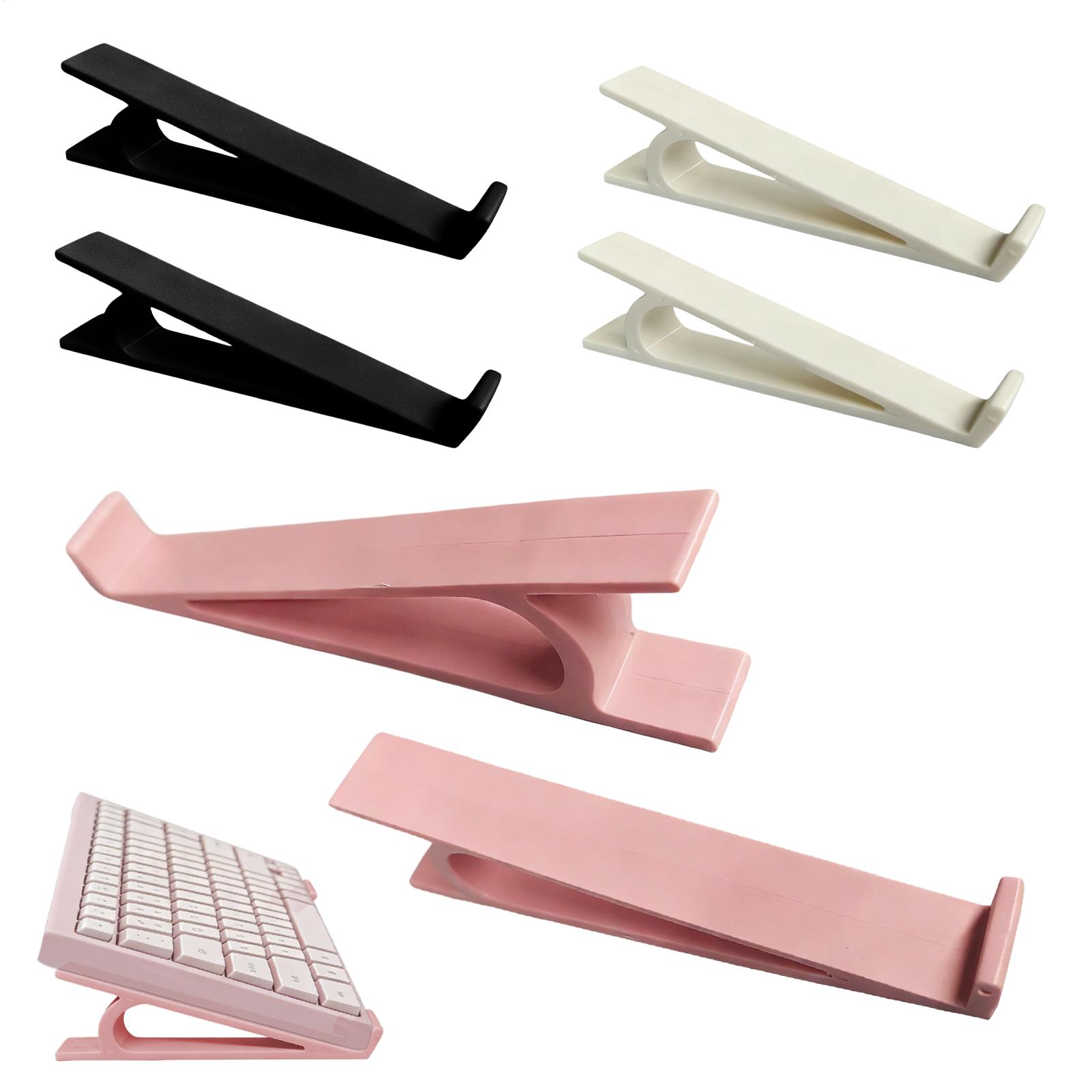 Gaming Keyboard Ergonomics - ユニバーサルキーボードライザースタンド 2 個/ペア人間工学に基づいた滑り止めコンピュータスタンドリフター、デスクタイピング、ゲーム、ホームオフィス用