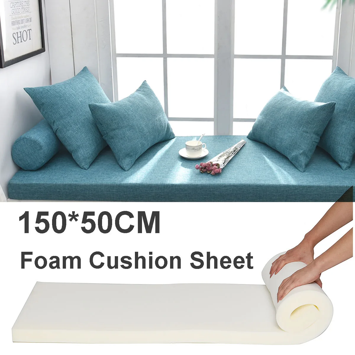 Pe Foam Sheet - ポリウレタンシートクッション,フォームシート,高密度,ゴム製交換,室内装飾品,白