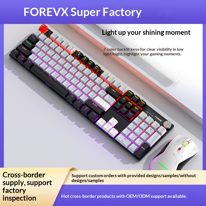 Gaming Keyboard Not Typing - Fvq600 eスポーツゲーミングメカニカルキーボードとマウスセット有線104キーレインボーLEDバックライトコンボラップトップPCデスクトップゲーマー向け