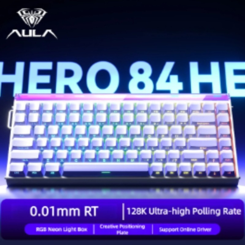 AULA HERO84 磁気式ゲーミングメカニカルキーボード - Gaming Keyboard Magnetic Switches のレビューと価格