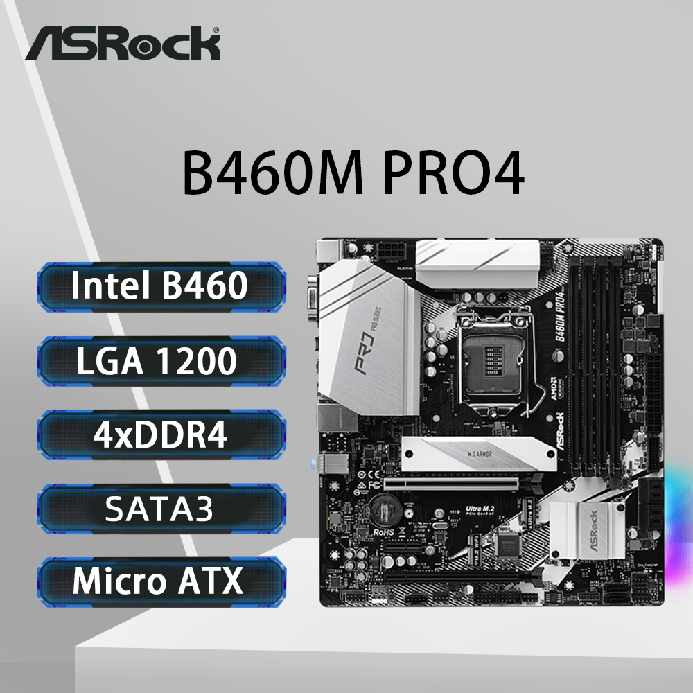 ASRock B460M PRO4 マザーボード LGA 1 - Intel Cpu Core I5 のレビューと価格