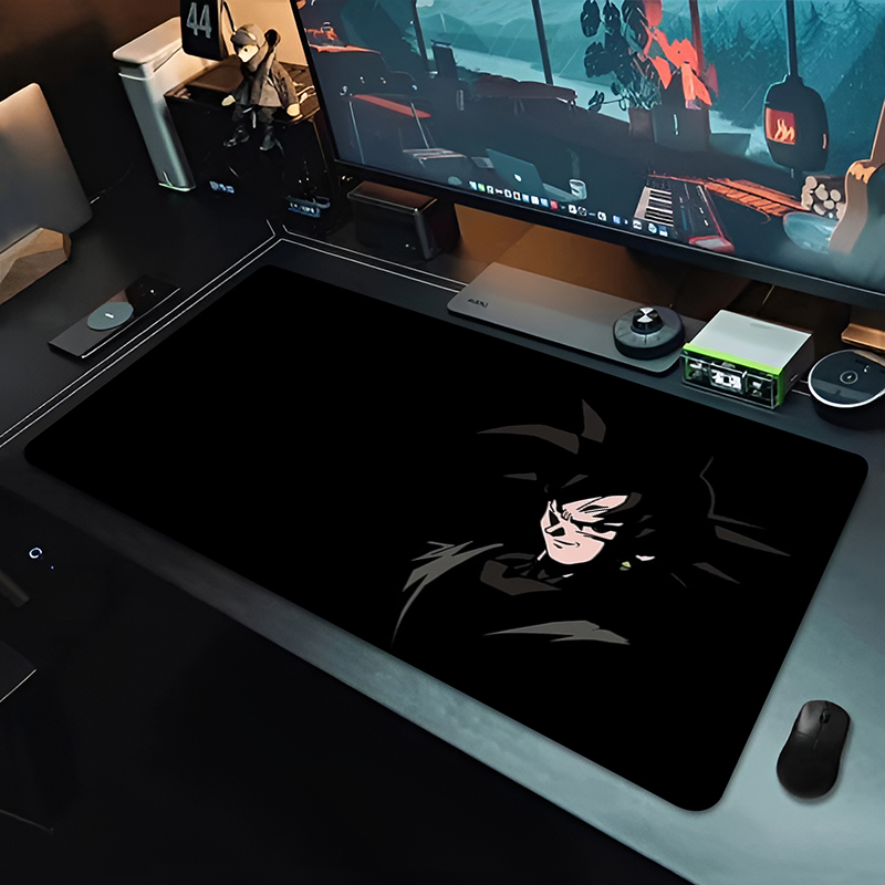 DBZ ブラックアニメマウスパッドドラゴンボール大型 PC  - Gaming Keyboard Best のレビューと価格