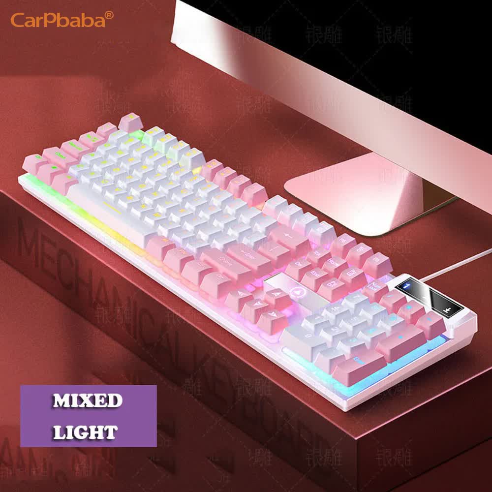 Carpbaba K500 104 キー USB 有線ゲーミ - Gaming Keyboard Mobile のレビューと価格
