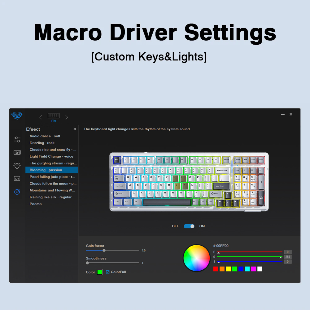 Aula-F99ワイヤレスメカニカルゲーミングキーボード,有 - Gaming Keyboard Bundle のレビューと価格