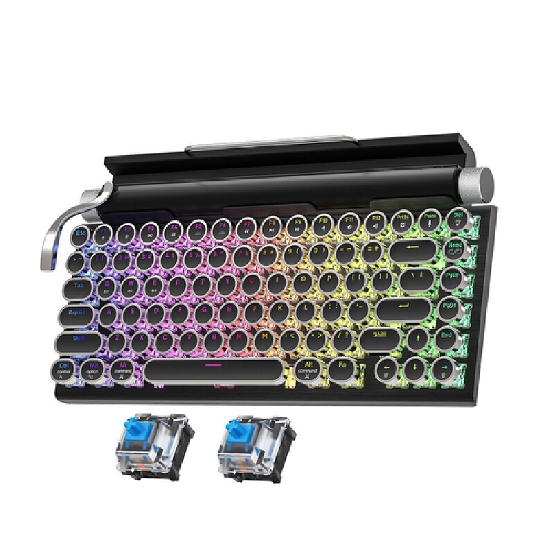 ワイヤレスメカニカルキーボード、レトロタイプライタースタイル - Gaming Keyboard Not Typing のレビューと価格