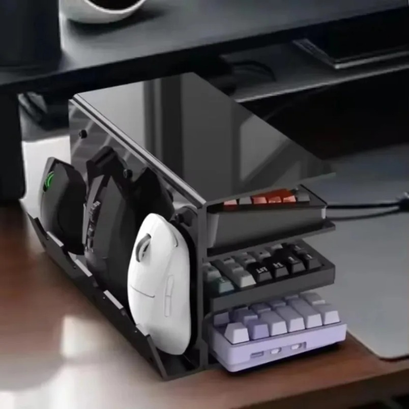キーボードスタンド 3段アクリル収納ラック マウスホルダー付 - Gaming Keyboard Ergonomic のレビューと価格