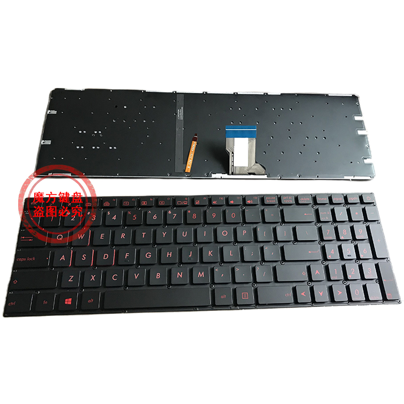 Gzeele-英語usバックライト付きラップトップキーボード - Gaming Keyboard Asus のレビューと価格