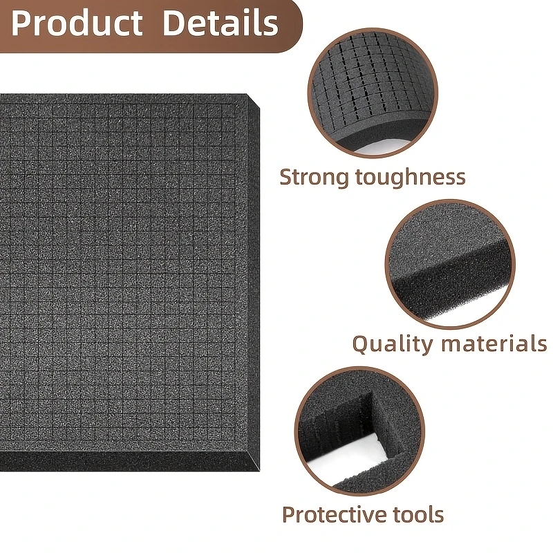 ツールボックス用ポリウレタン製グリッドスポンジ、プレカットフ - Pe Foam Sheet のレビューと価格