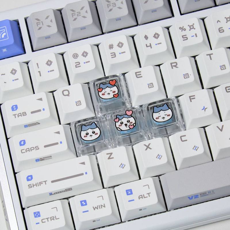 Chiikawa 4 個手作り透明 PC バックライト付きパ - Gaming Keyboard Best のレビューと価格