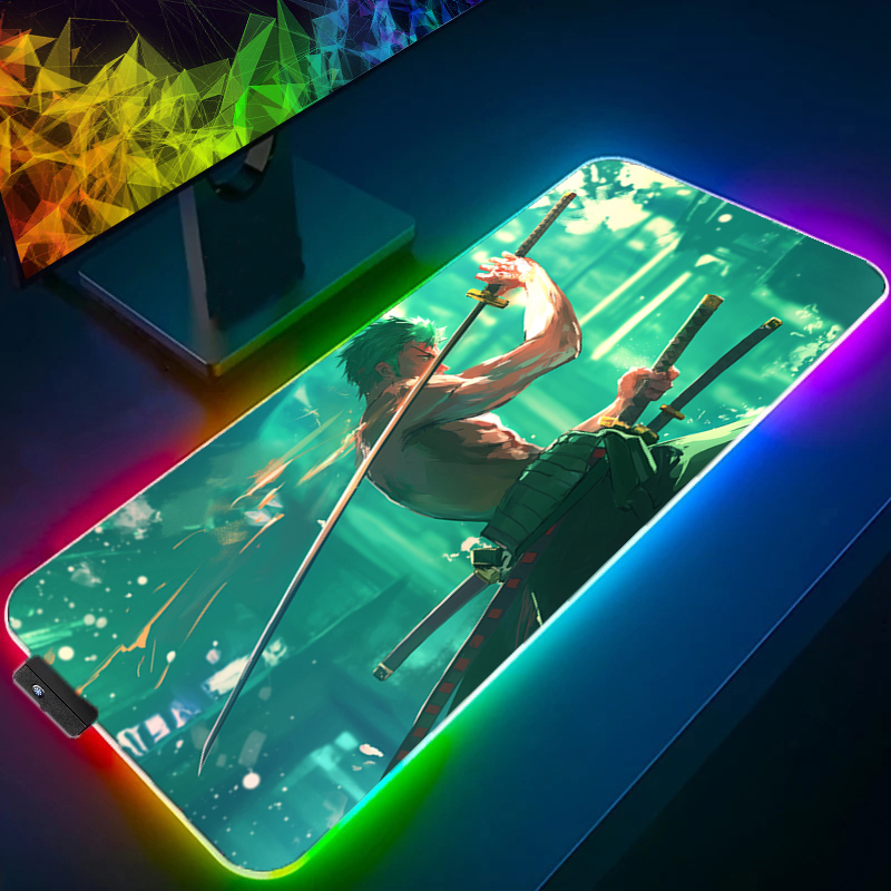 ワンピースゾロマウスパッド RGB ゲームアクセサリー Ga - Gaming Keyboard Best のレビューと価格