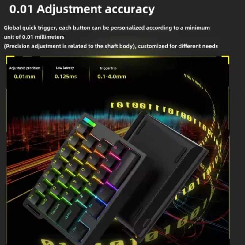 HE30 片手磁気軸ゲーミングキーボード調整可能な感度コンパ - Gaming Keyboard Not Typing のレビューと価格