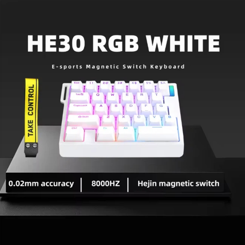 HE30 片手磁気軸ゲーミングキーボード調整可能な感度コンパ - Gaming Keyboard Not Typing のレビューと価格