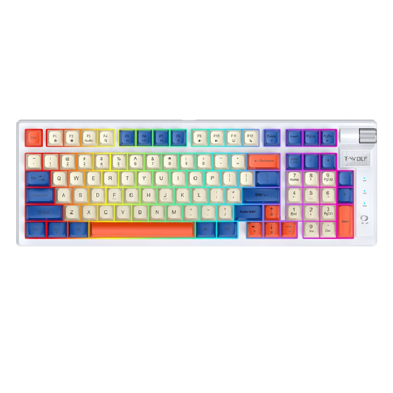 レトロメカニカルキーボードトライモード 2.4 グラム Bt - Gaming Keyboard Not Typing のレビューと価格